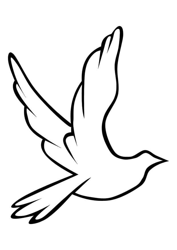 Dove-coloring-17 | Free Coloring Page Site