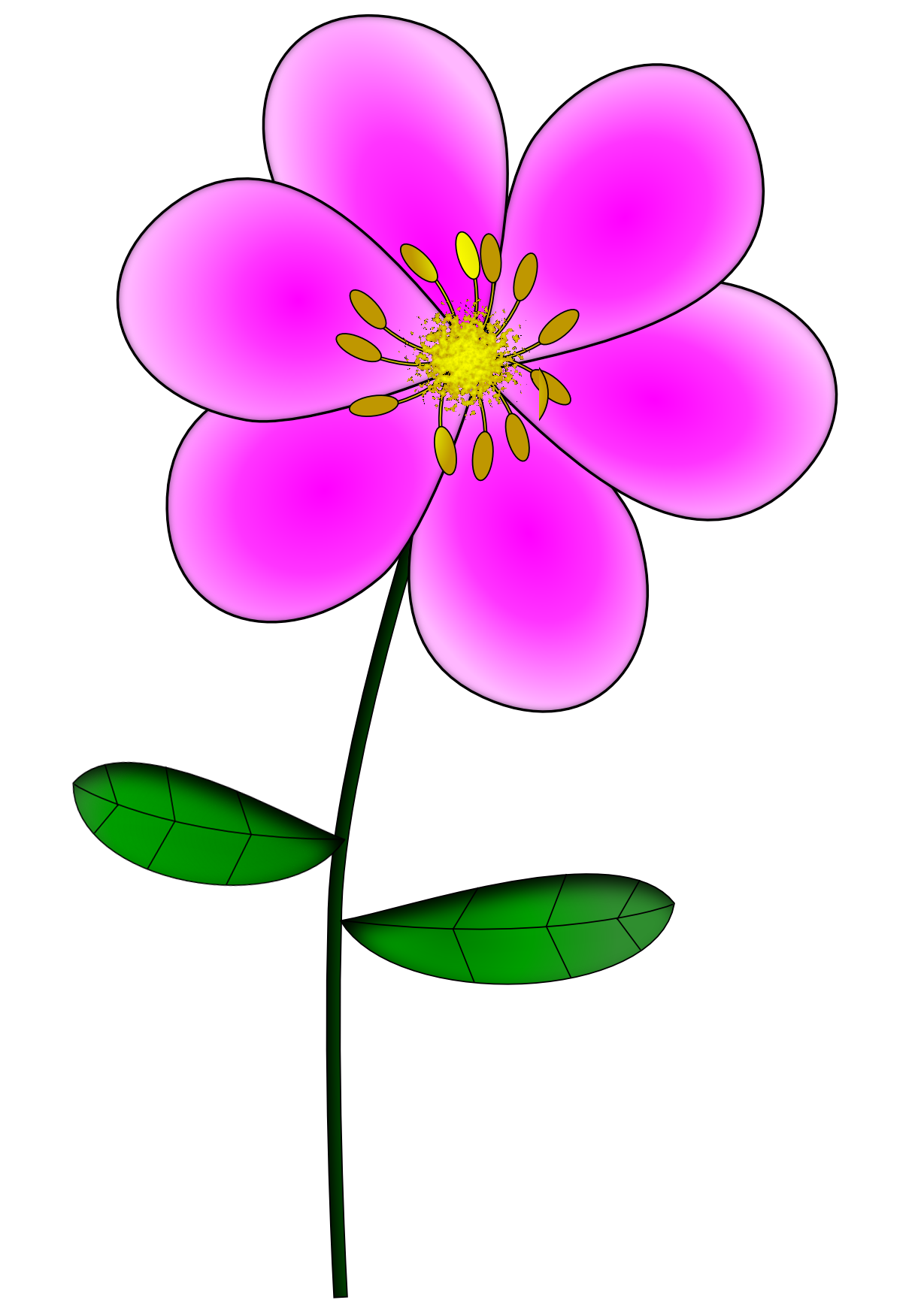 Clipart Flowers And Hearts - ClipArt Best