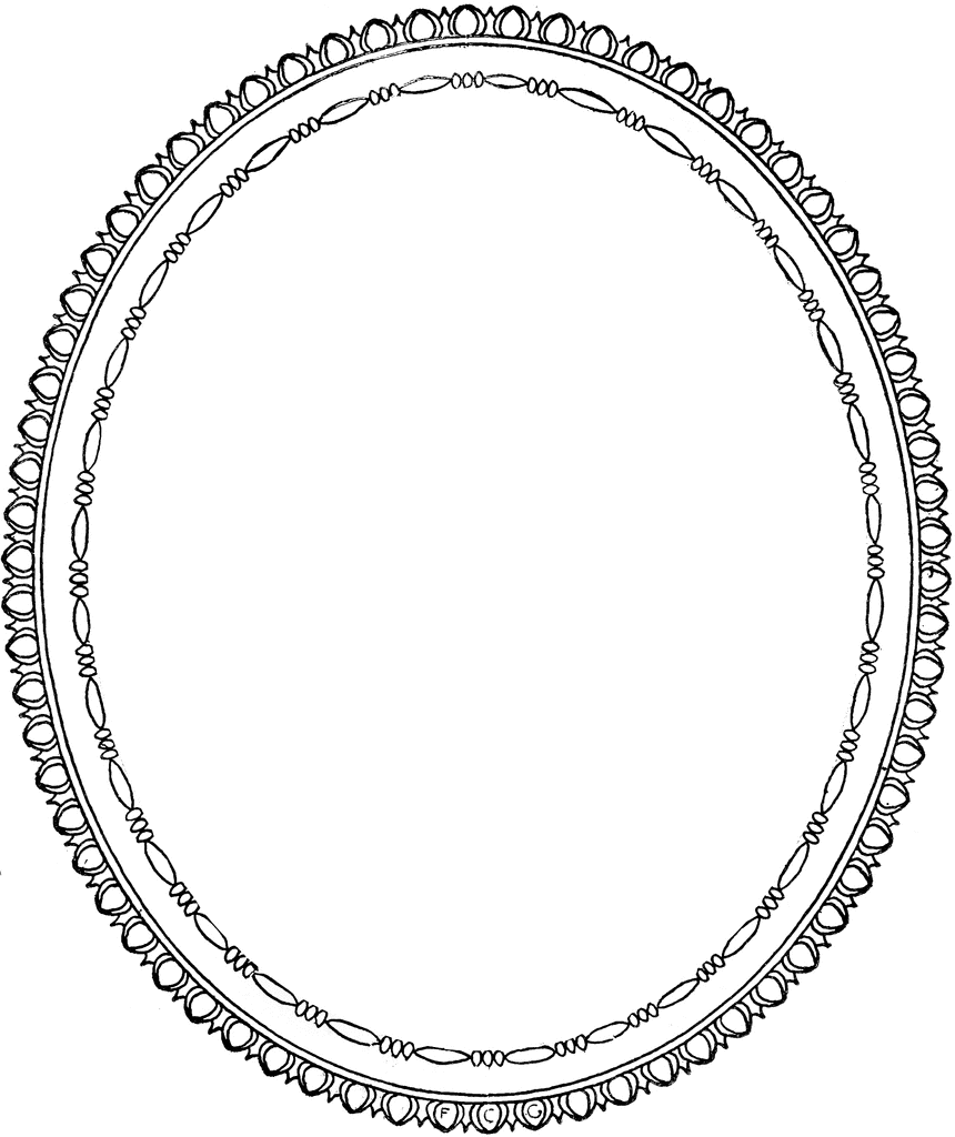 Images For > Cameo Frame Vector