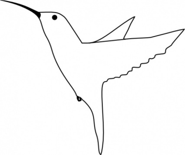 Bird Line Art - Cliparts.co