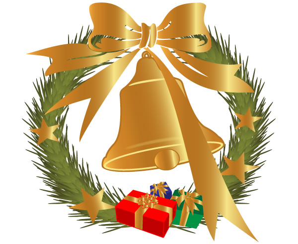 Christmas Bell Decoration Vector Free Download | Free Christmas ...