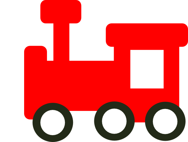 Red Train clip art - vector clip art online, royalty free & public ...