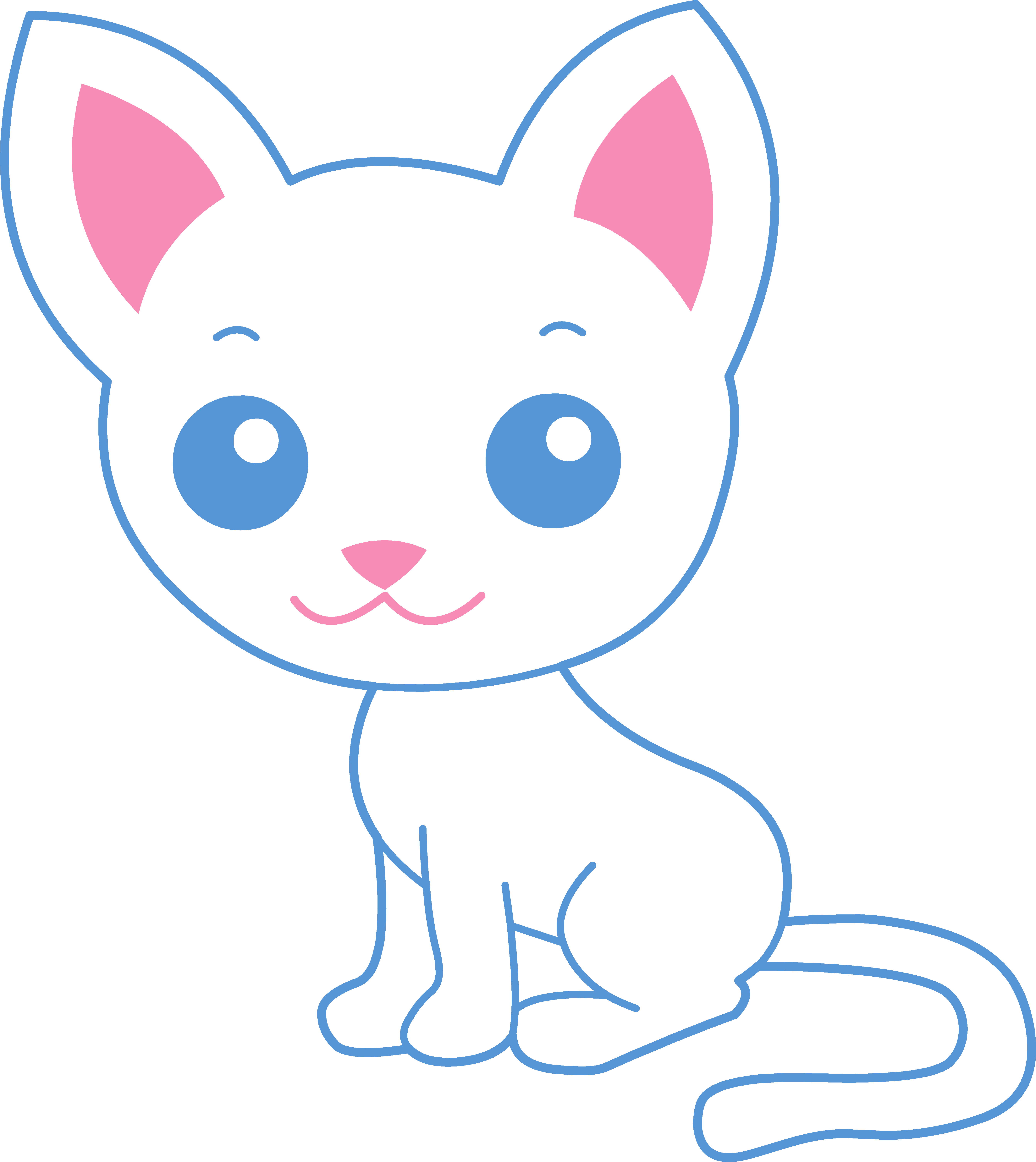 Котенок рисунок для детей