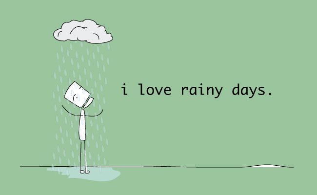 Group of: i love rainy days. | a ralph the robot cartoon | We Heart It