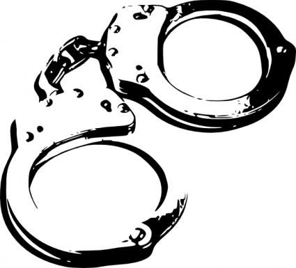 Handcuffs clip art vector, free vectors - Vector.me