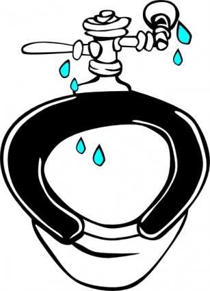 Leaking Toilet clip art Free Vector - Objects Vectors ...