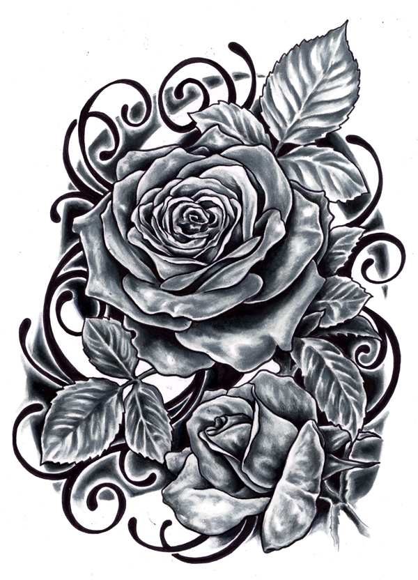 black roses tattoo designs | Tattoos Designs Ideas