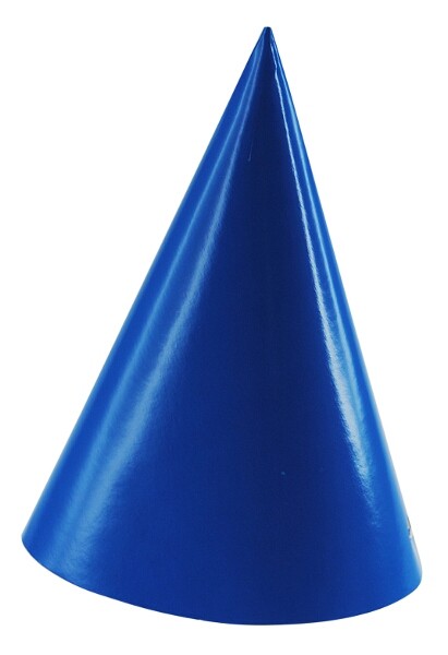 Royal Blue Plain Paper Party Hats : Party Hats : Party Supplies ...