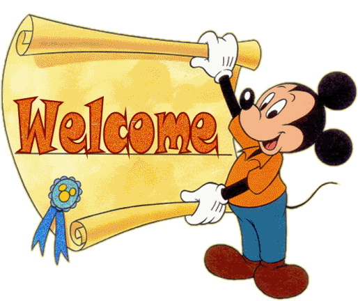 Mickey Welcome Banner Sign Image | Imagefully.com | Images, Quotes ...