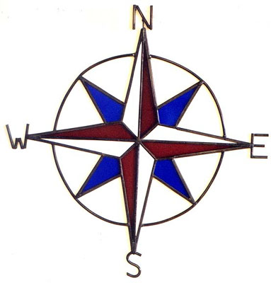 Simple Compass Rose Clip Art - Gallery