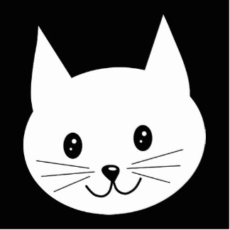 Cartoon Cat Face Christmas Ornaments & Cartoon Cat Face Ornament ...