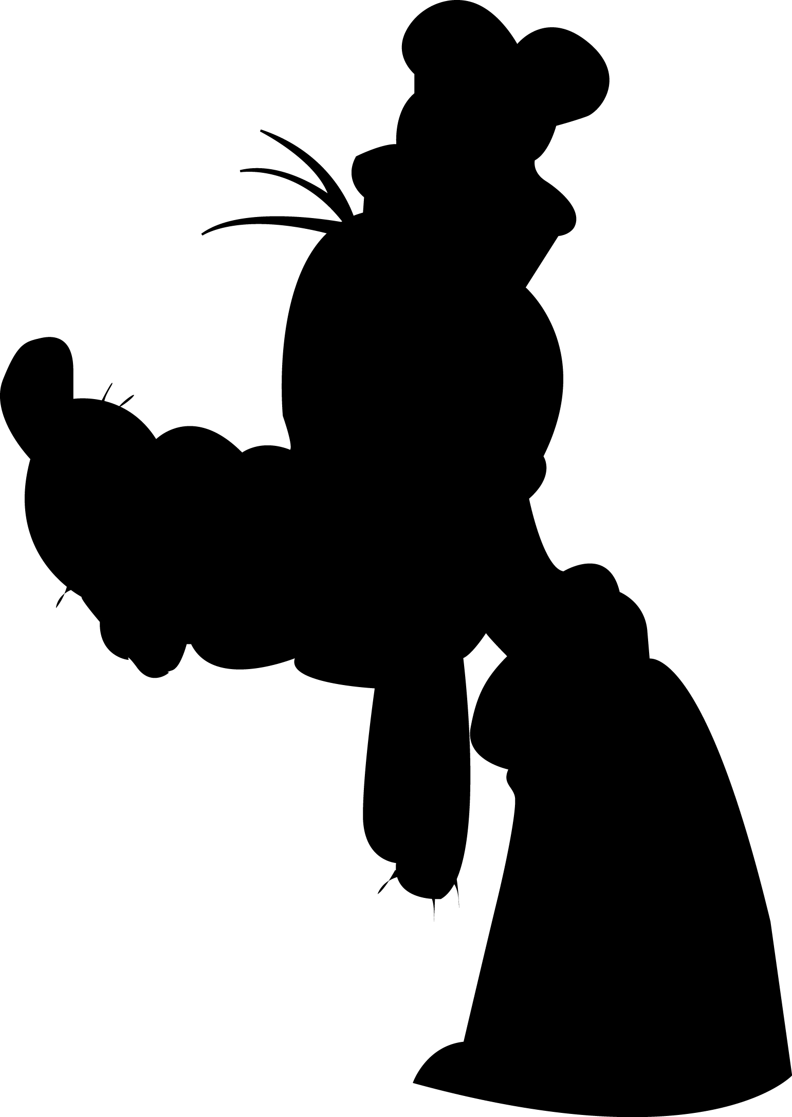 goofy_silhouette.jpg (1541×2172) | Silouette | Pinterest