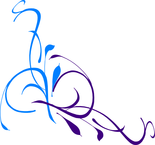 Wedding Floral Swirl clip art - vector clip art online, royalty ...