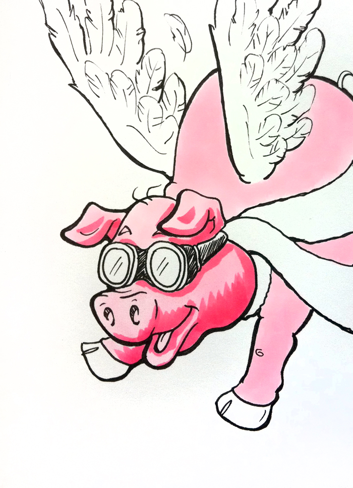 I Like Markers: When Pigs fly...