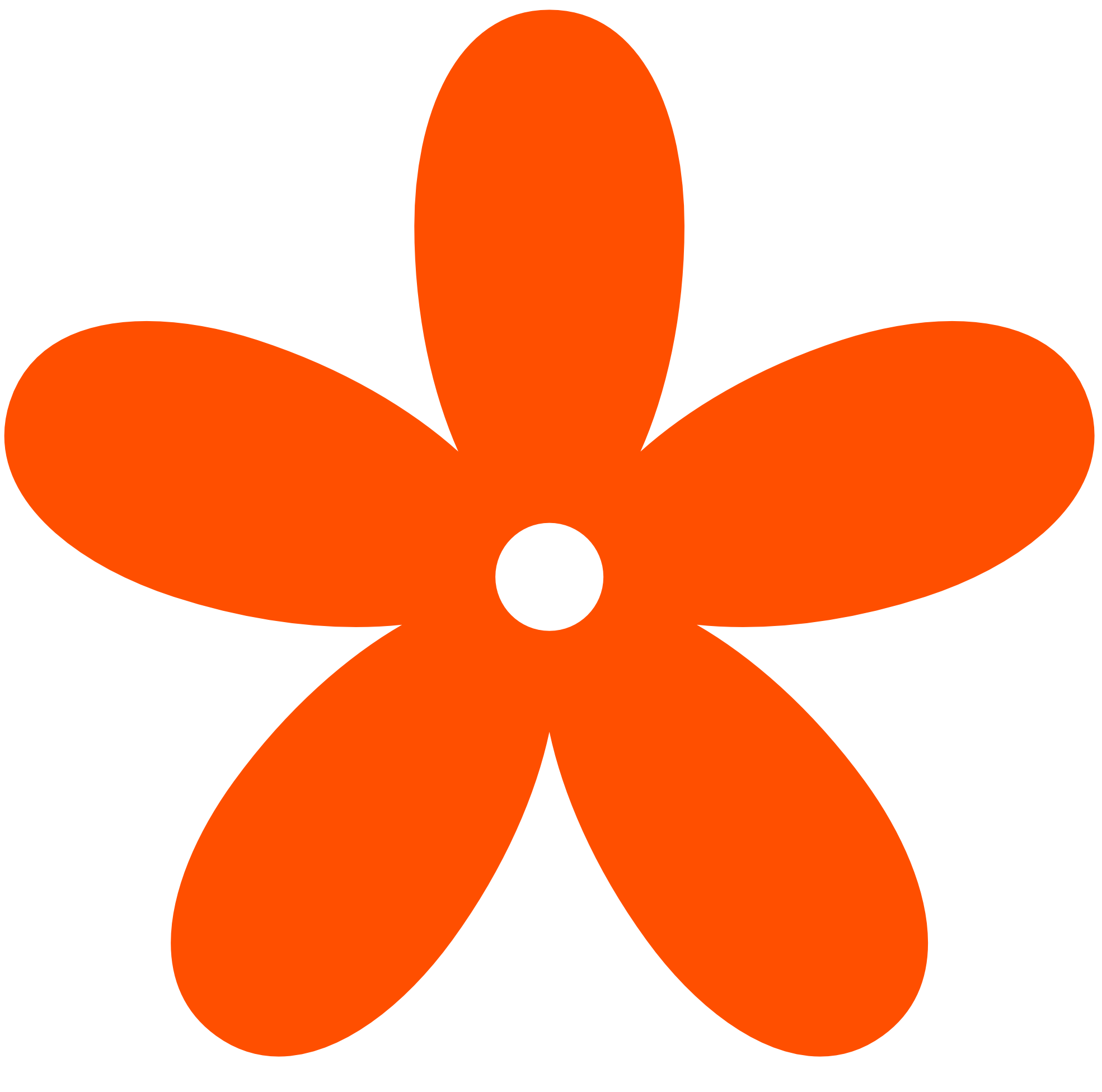 Retro Flower 8 Color Colour International Orange Peace xochi.info ...