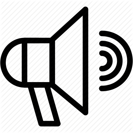 Audio, creative, crisp-icons, file, grid, isolated, loudspeaker ...