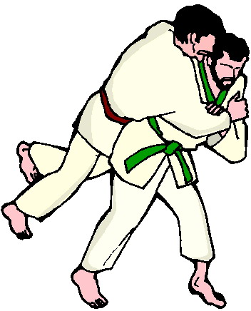 Clipart - Animaatjes judo 93379