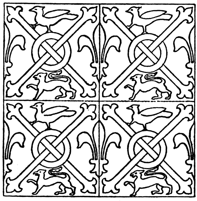 Medieval Tile Pattern | ClipArt ETC