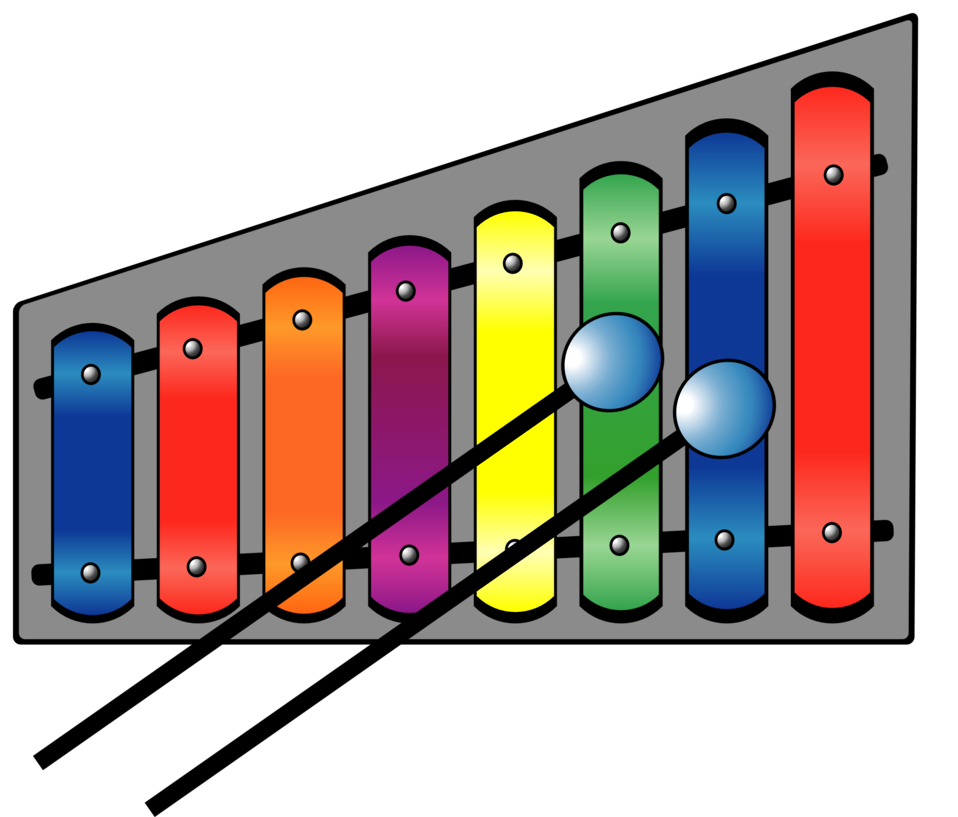Public Domain Clip Art Image | Xylophone (colourful) | ID ...