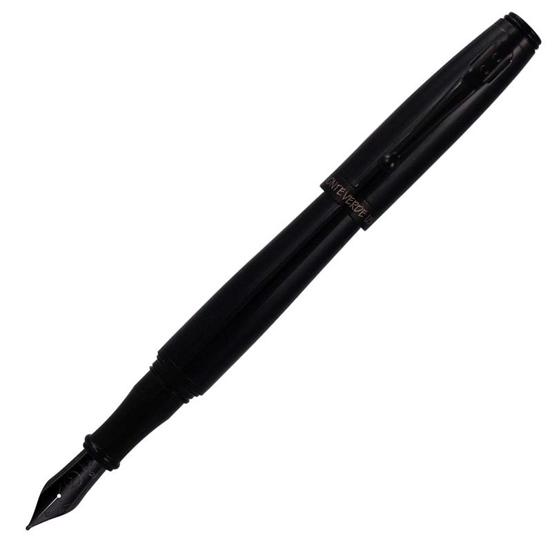 Monteverde Invincia Color Fusion Black Stealth Fountain Pen Medium ...