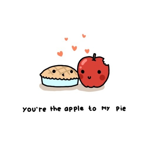 apple, apple pie, cartoon, cute, drawings, food - image #21281 on ...