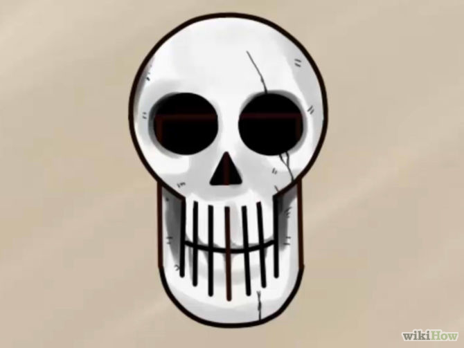 3 Ways to Draw a Skull - wikiHow