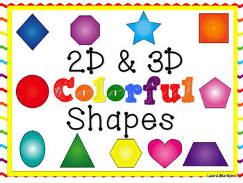 2D-and-3D-Shape-Clipart-799665 Teaching Resources ...