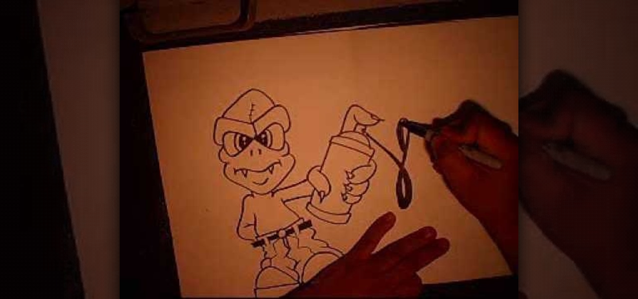 How to Draw a gangster graffiti character « Graffiti & Urban Art