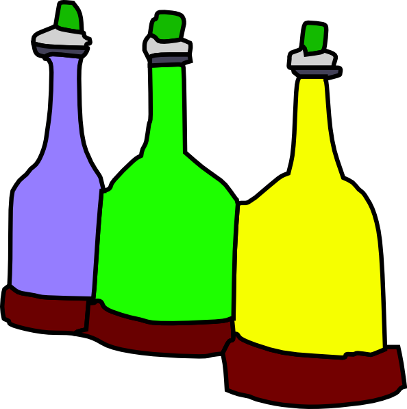 Cartoon Bottles Clip Art at Clker.com - vector clip art online ...