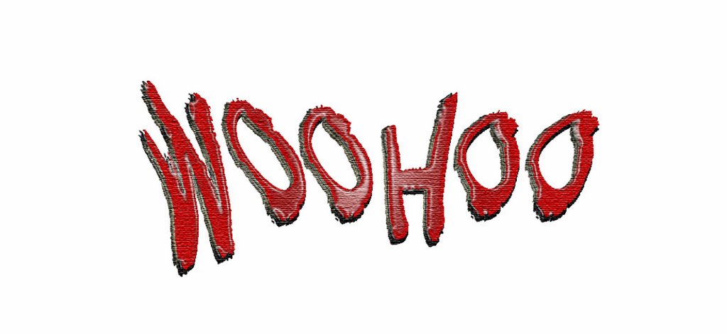 Free Text Clip Art: Woohoo