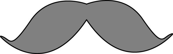 Gray Mustache Art - Gray Mustache Image