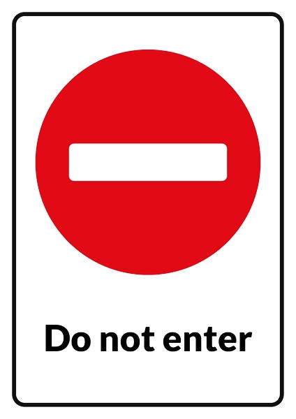 Printable Do Not Enter Sign Free - ClipArt Best