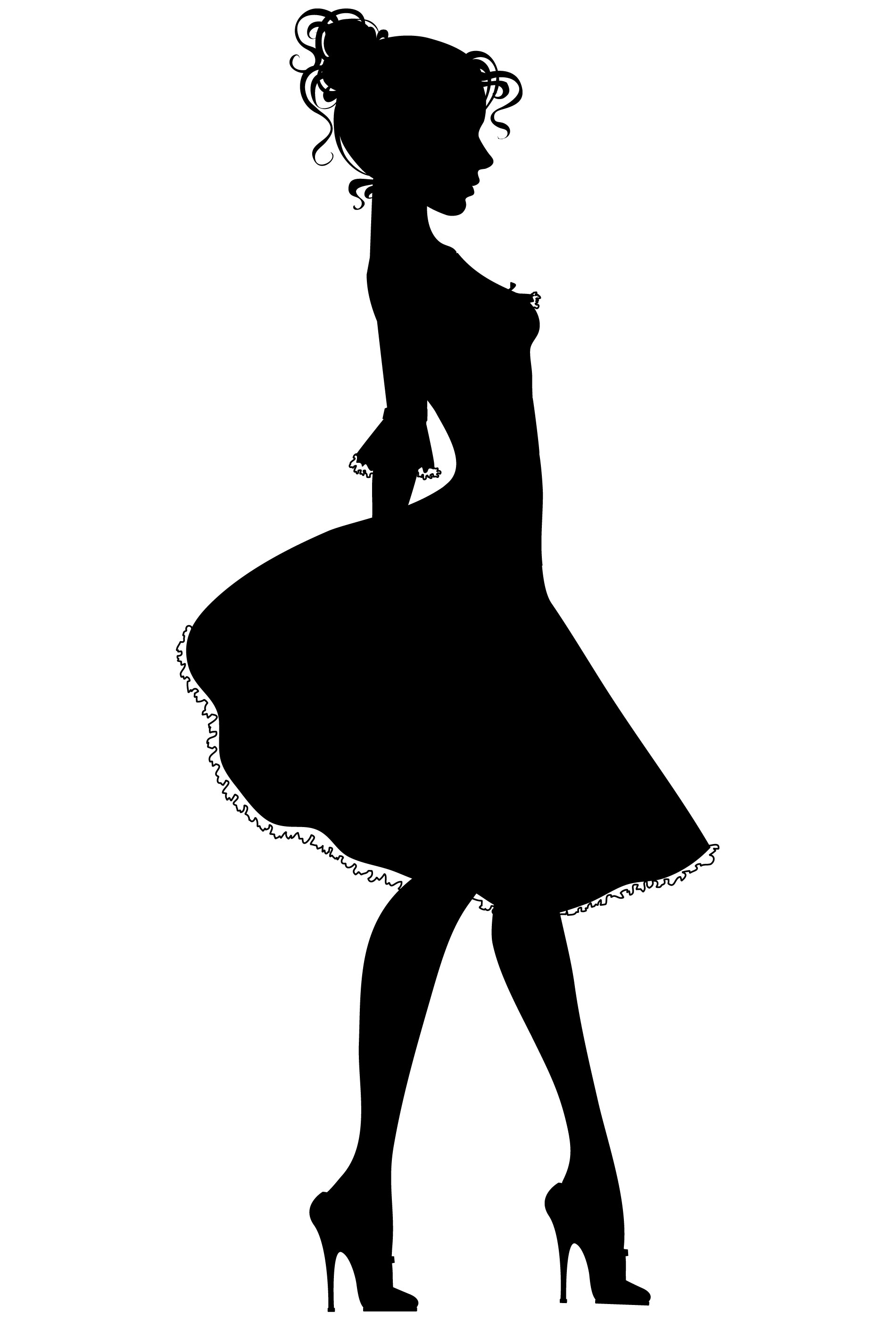 silhouette-lady-i.jpg (1900×2800) | Silhouettes | Pinterest