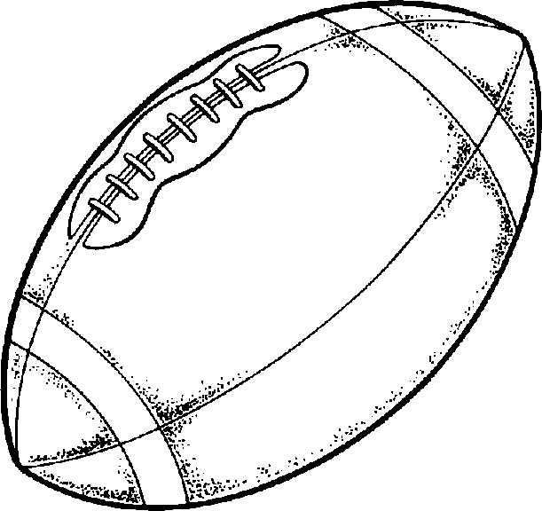 Football Line Drawing - ClipArt Best