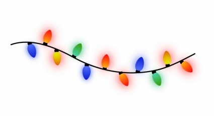Vector art free christmas lights Free vector for free download ...