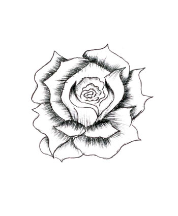 Pencil Drawings Of Hearts And Roses - Cliparts.co