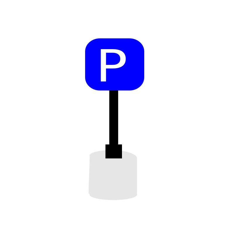 Clipart - parking sign