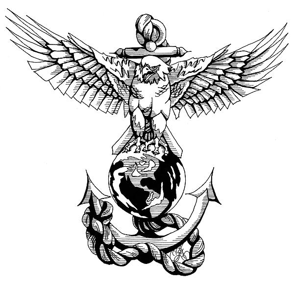 Marine Corps Eagle Globe And Anchor Clip Art - ClipArt Best