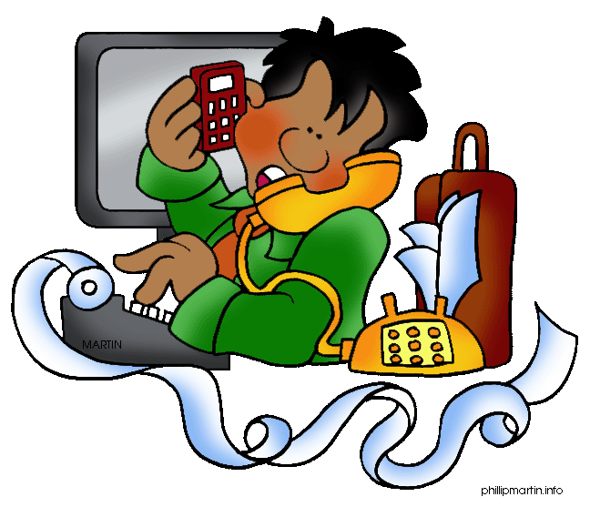 Free Occupations Clip Art by Phillip Martin, Business Man