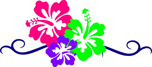 Hibiscus Flowers clip art - vector clip art online, royalty free ...