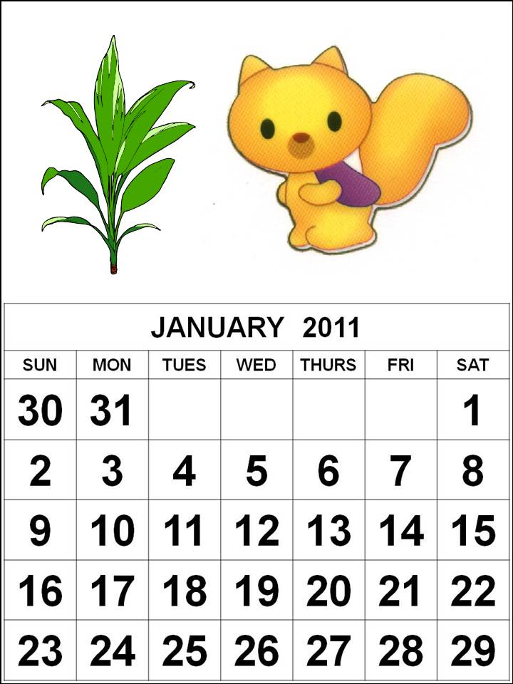 Cartoon Calendar | lol-