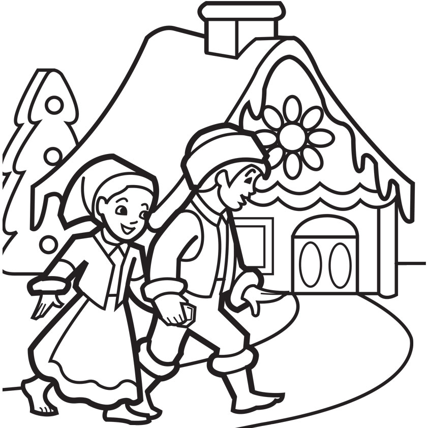 House Coloring Pages and Book | UniqueColoringPages