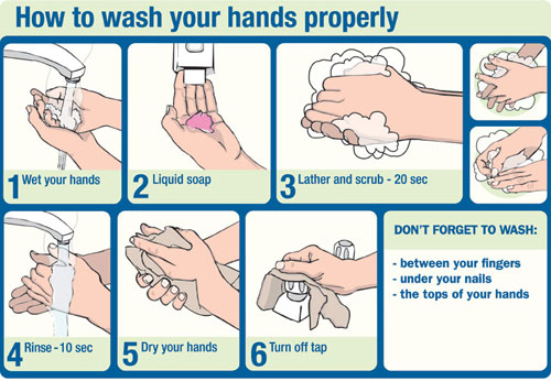 Protect your lungs - Fight germs and wash hands properly ...