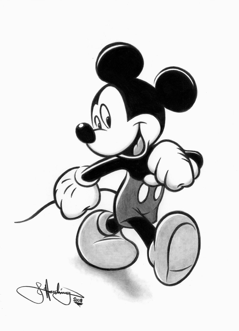 First Drawings of Mickey Mouse images