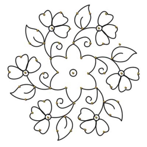 Simple Flower Border Designs To Draw - ClipArt Best