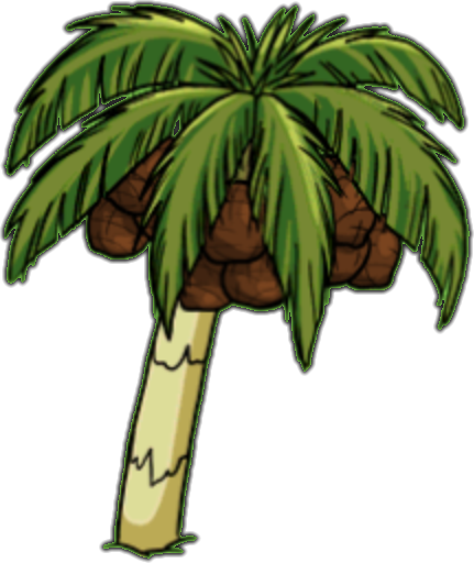 Growing fruits on palm trees (on the island) :: My Smurfs Village