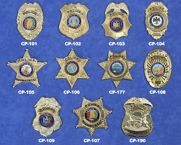 Pocket Badge Police Badges