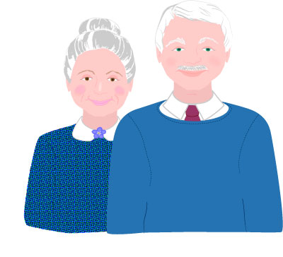 Grandparent couple graphic | Clipart Panda - Free Clipart Images