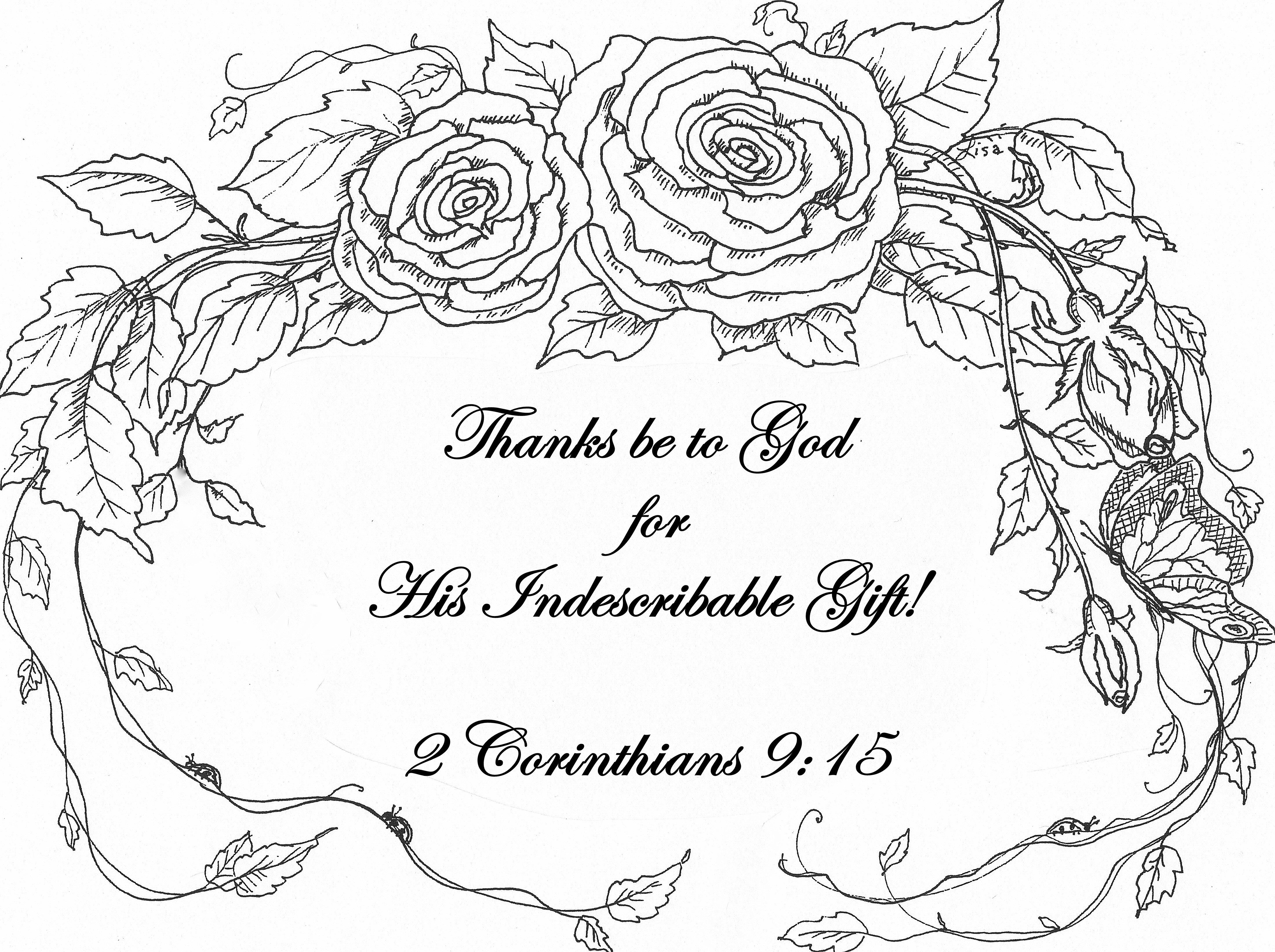 Thanks be to God for His Indescribable Gift! | Heart Inspirations