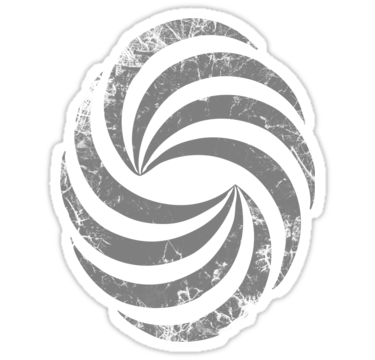 Swirly Circle" Stickers by MsSLeboeuf | Redbubble